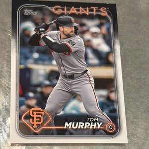 Topps Giants Tom Murphy Baseball Card - Black and Gray